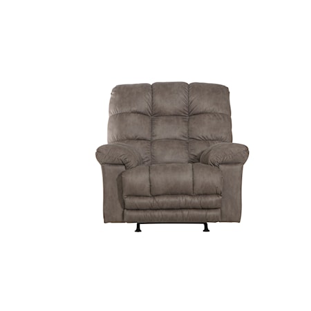 Chaise Rocker Recliner w/ Oversized Footrest