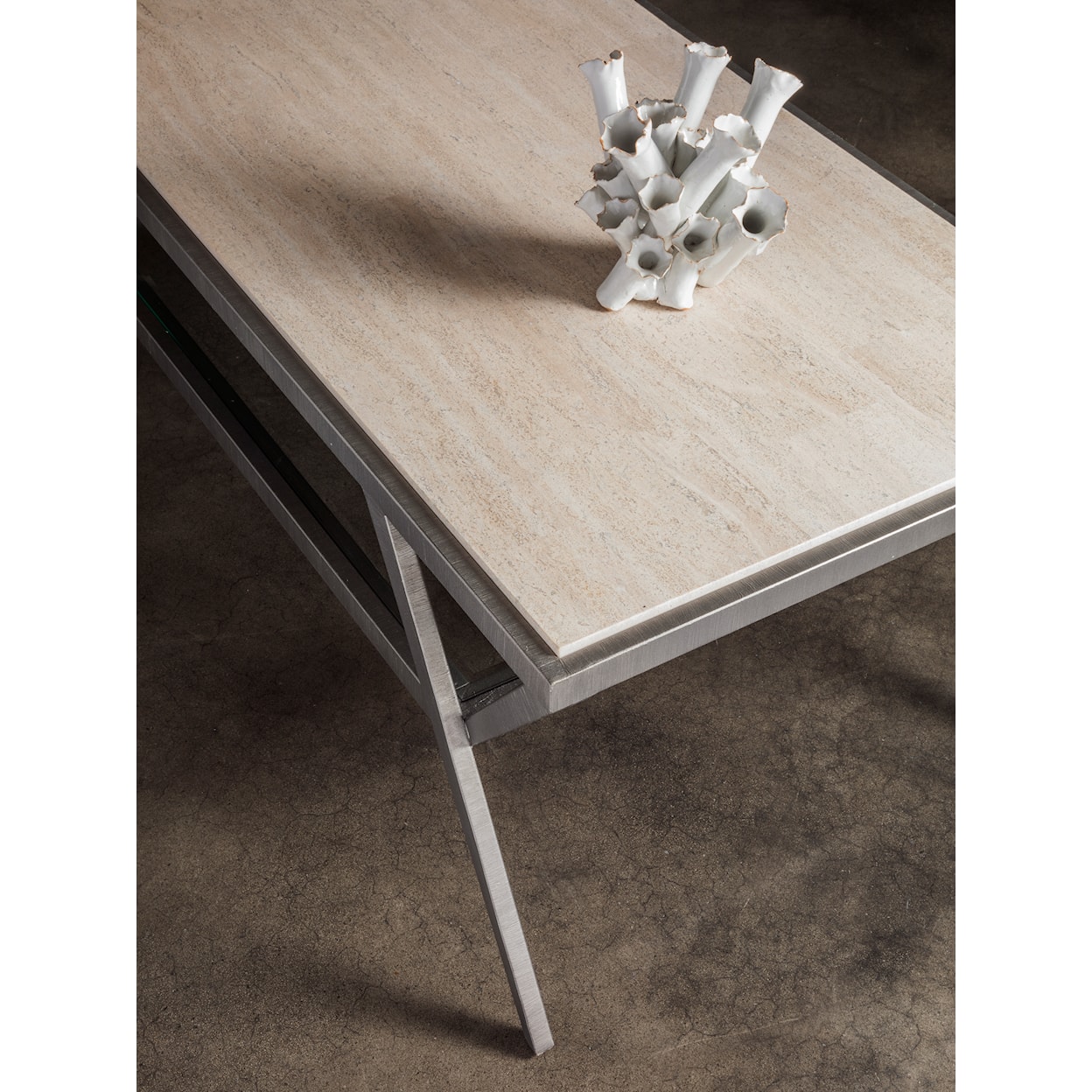 Artistica Adamo Silver Gray Cocktail Table