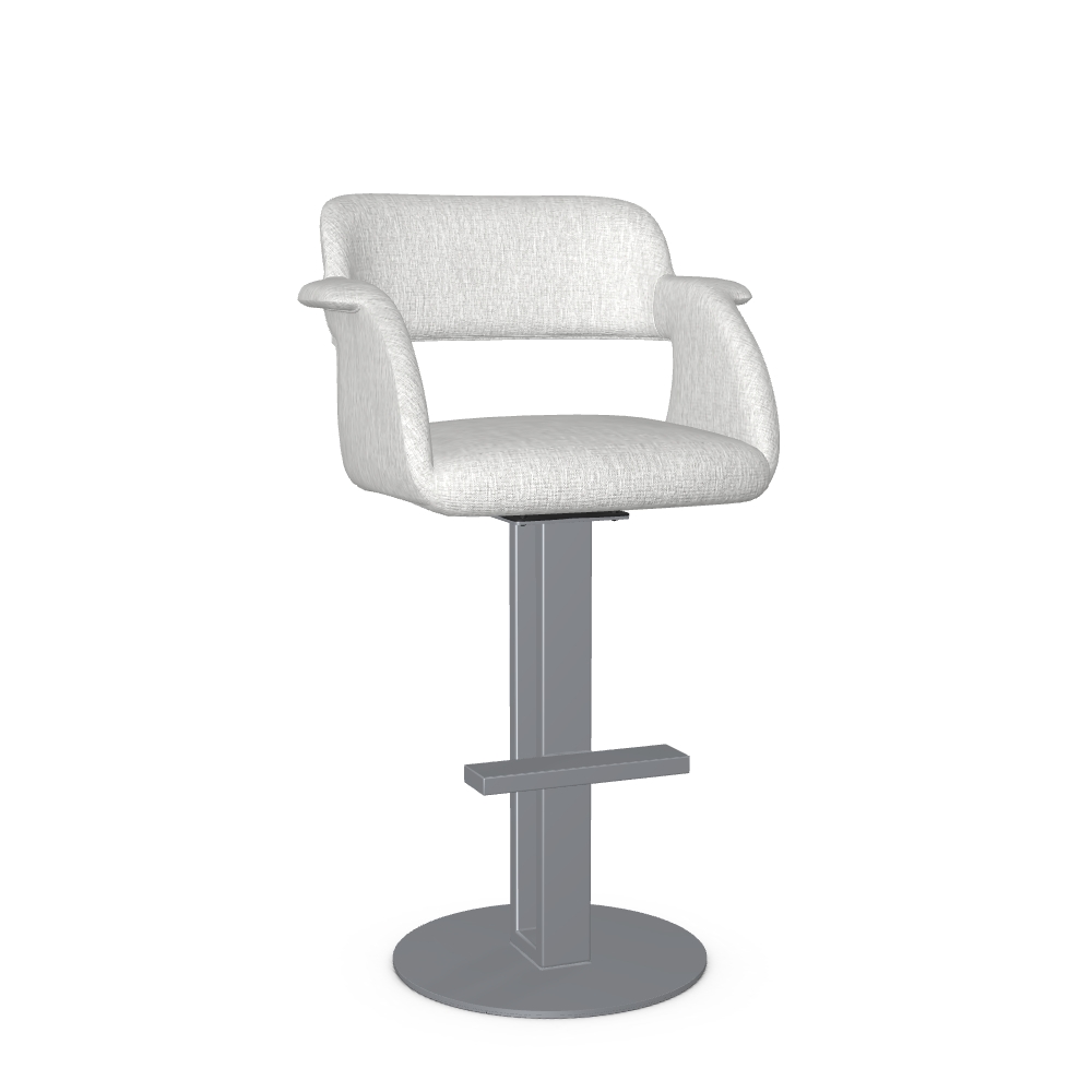 Upholstered Swivel Bar Stool