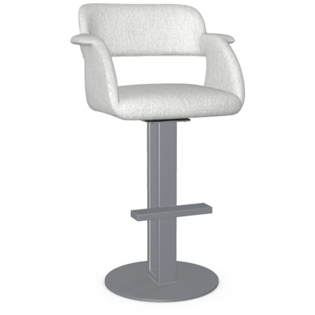 Upholstered Swivel Bar Stool