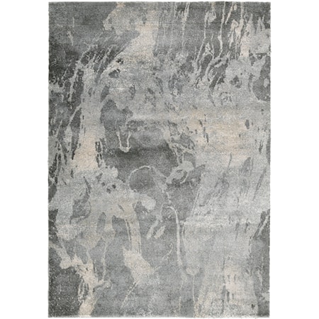 Larobin Charcoal/Beige/Gray Medium Rug