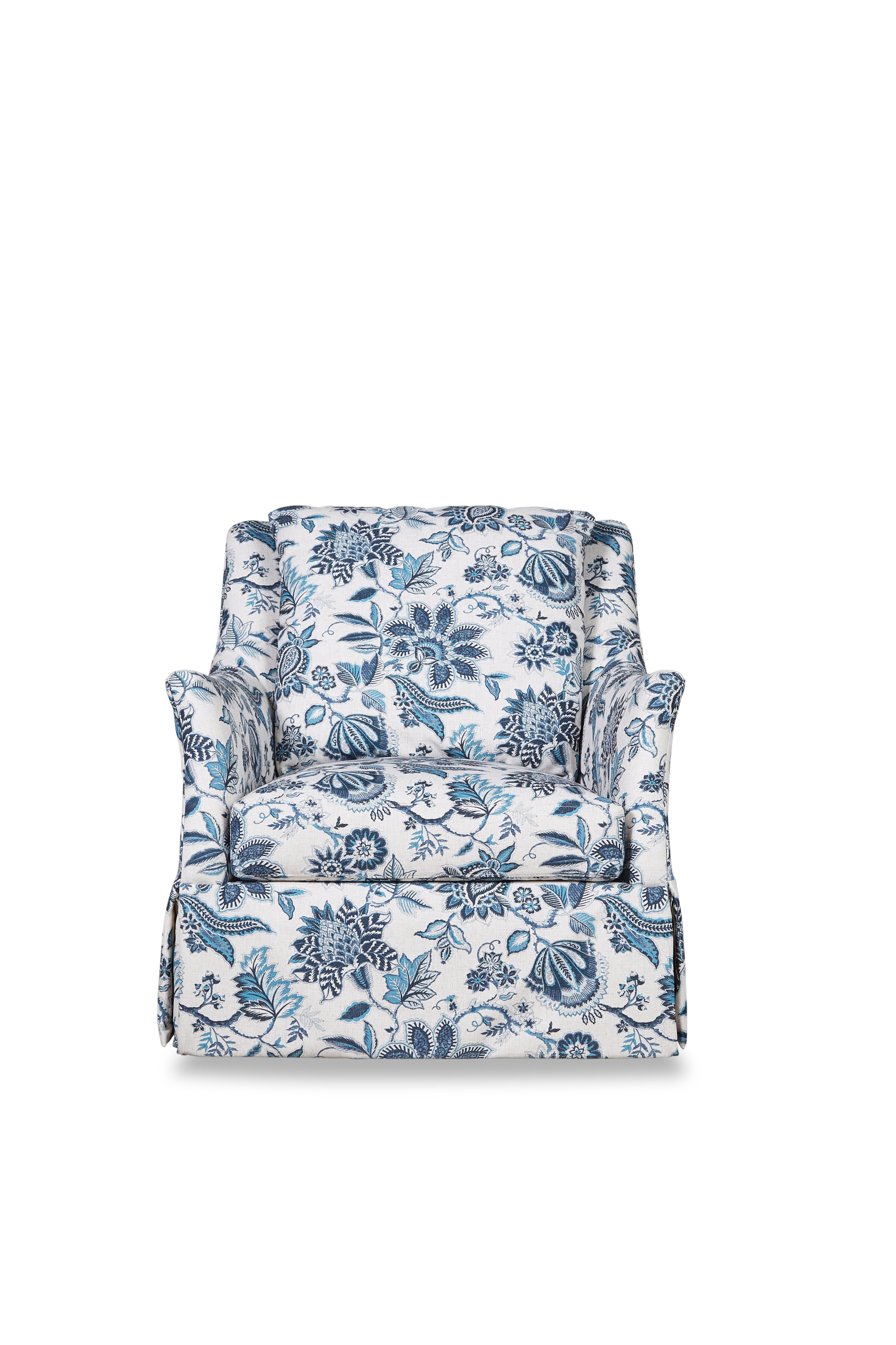 Skirted Swivel Chair