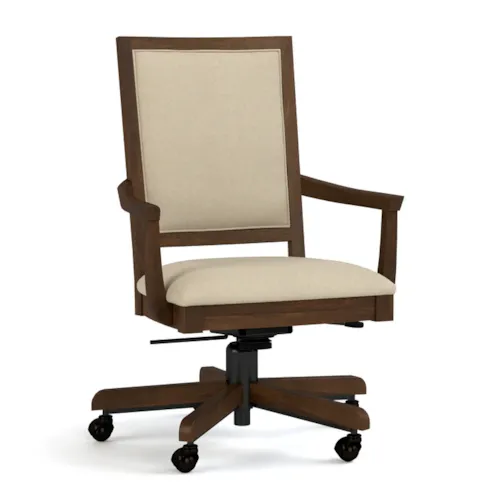Origins Swivel-Tilt Arm Chair on Casters