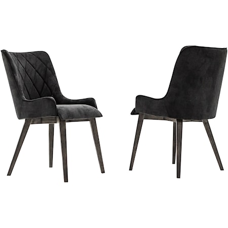 Contemporary Midnight Upholstered Dining Chair