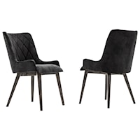 Contemporary Midnight Upholstered Dining Chair