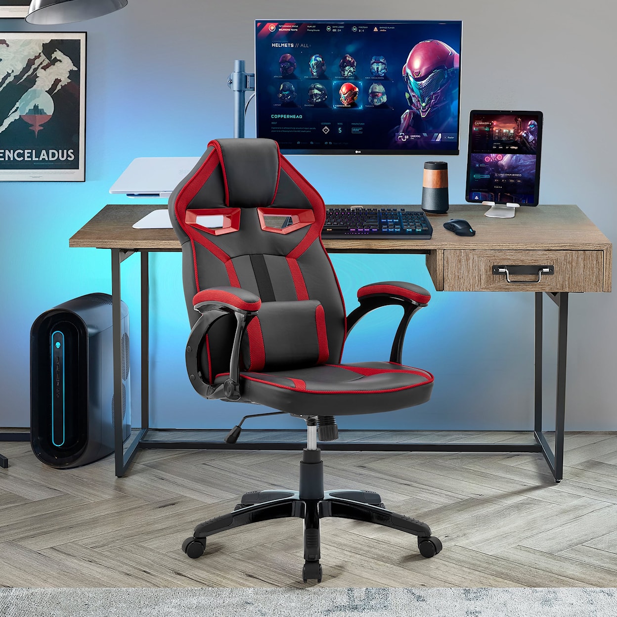 Armen Living Aspect Gaming Chair