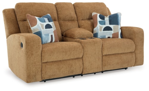 Reclining Loveseat With Console