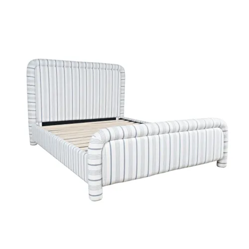 Transitional Upholstered Full Bed