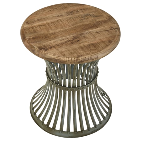 Matyas Wire Frame Accent Side Table