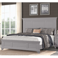 Transitional Panel King Bed