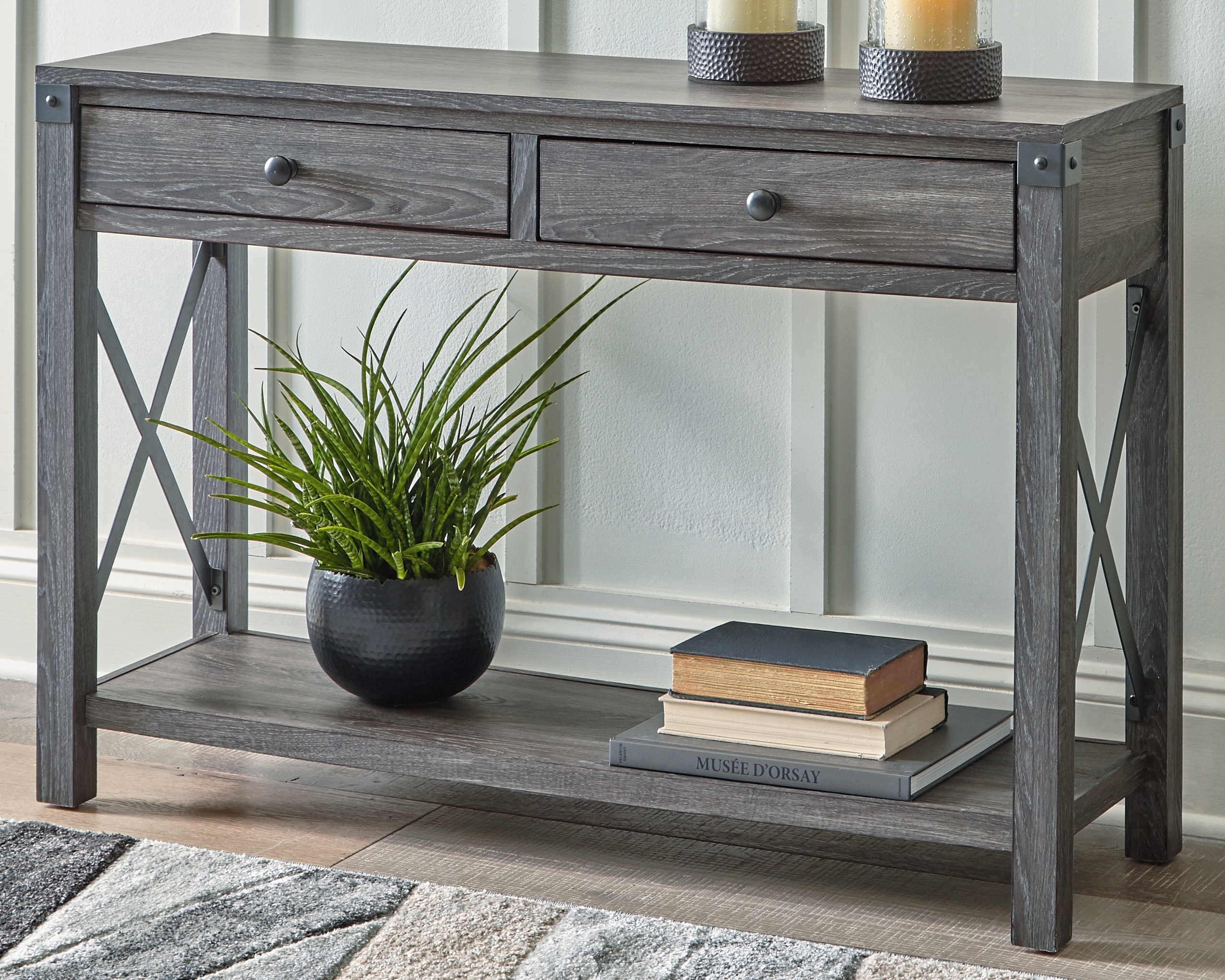 Signature Design by Ashley Freedan Console Sofa Table