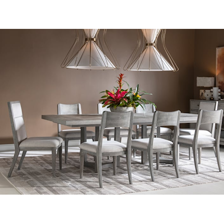 Contemporary 9-Piece Dining Set