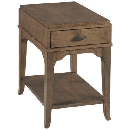 Rectangular 1-Drawer Chairside Table