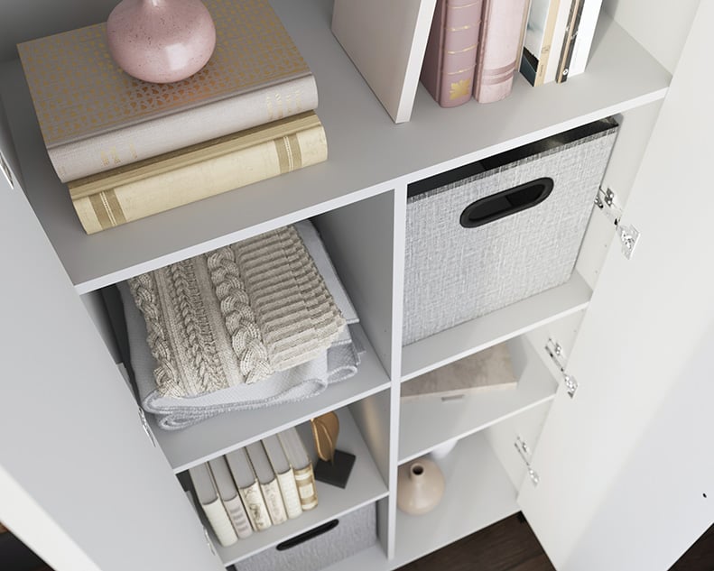 North Avenue Tall 2-Door Storage Cabinet