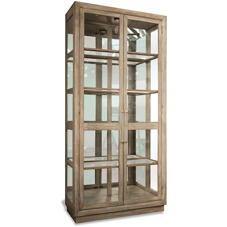 Display Cabinet with Mirrored Back