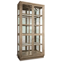 Display Cabinet with Mirrored Back