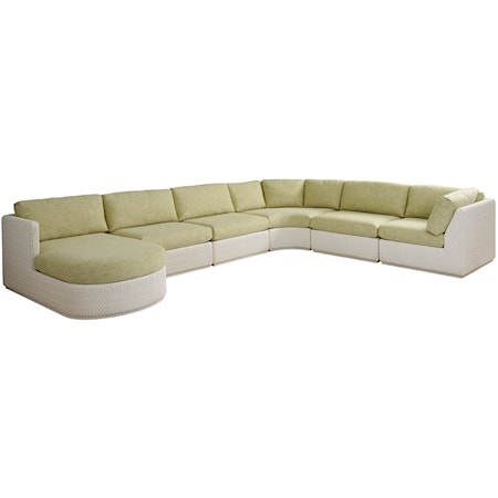 Outdoor 6-Piece Sectional Sofa