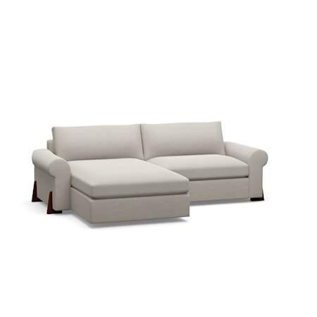 2-Piece Sectional Loveseat