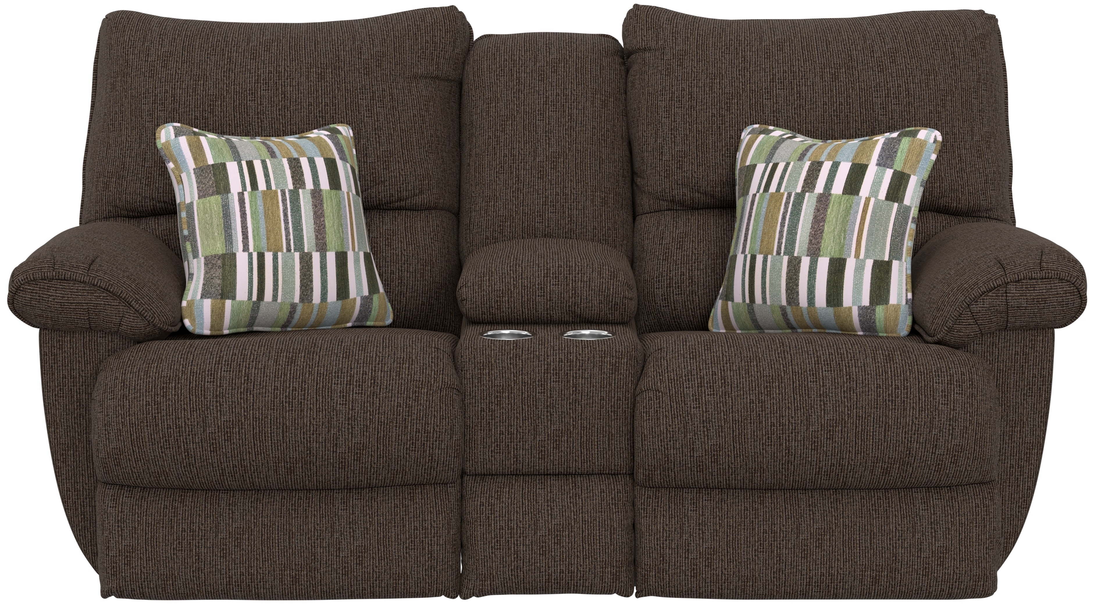 Lay Flat Power Reclining Console Loveseat