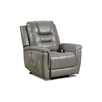 Contemporary Casual Power Lift Chair with Pillow Arms