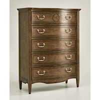 Traditional 5-Drawer Bedroom Chest