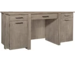 Birch Home Platinum Desk and Hutch