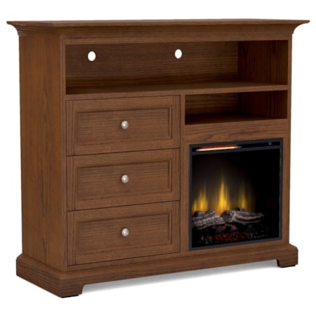 46"Wide/41"Extra Tall Fireplace TV Console