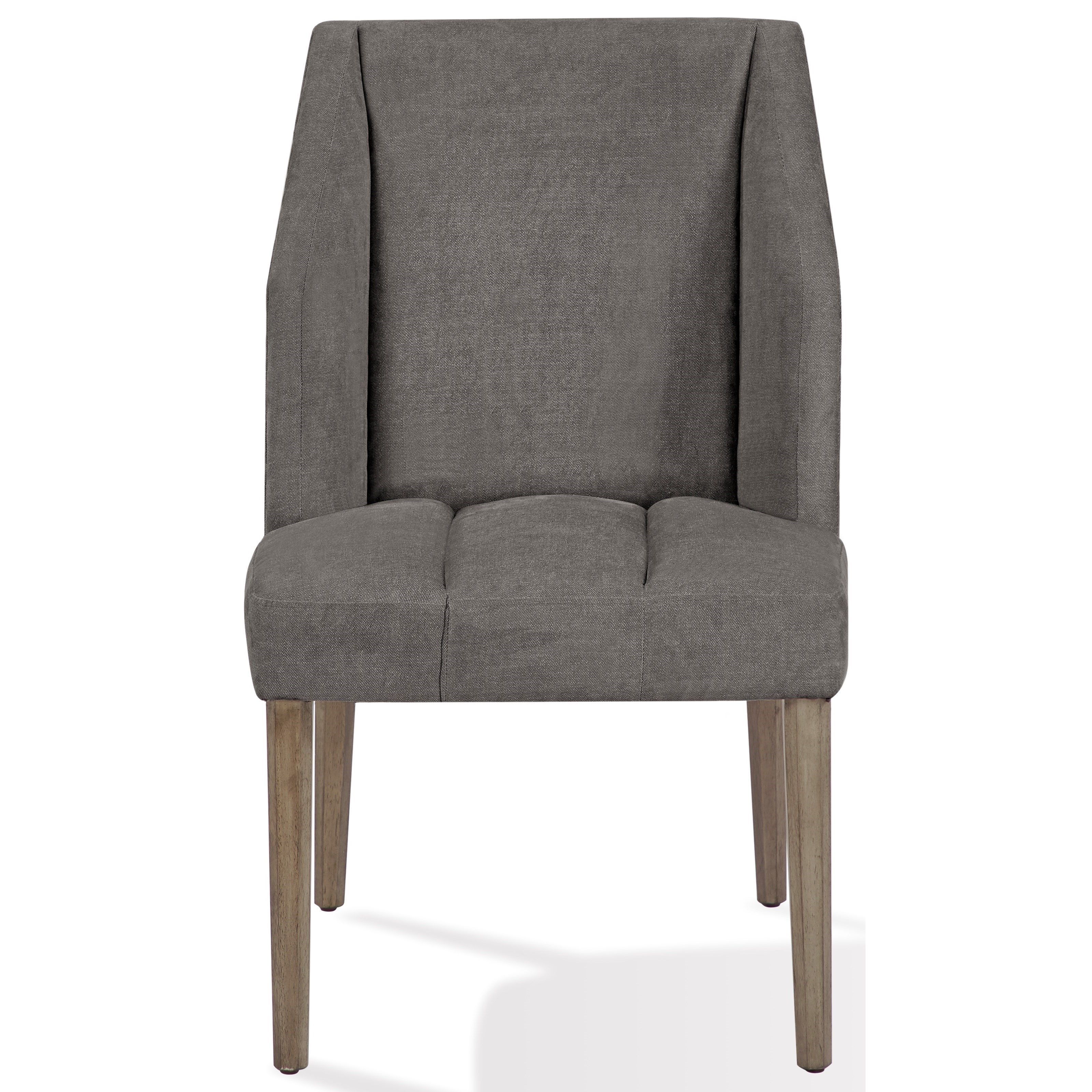 Modus Furniture Crossroads Brodie Chair in Gray Denim