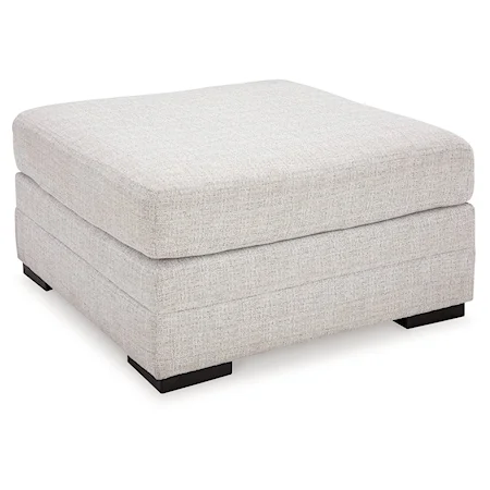 Oversized Accent Ottoman in Performance Fabric