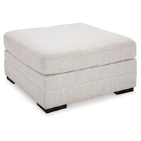 Oversized Accent Ottoman in Performance Fabric