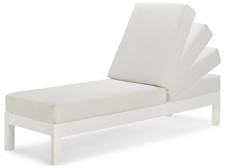 3-Position Lay-Flat Cushioned Chaise