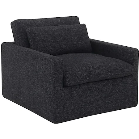 Swivel Chair W/Pillow