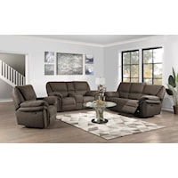 Casual Three-Piece Living Room Set