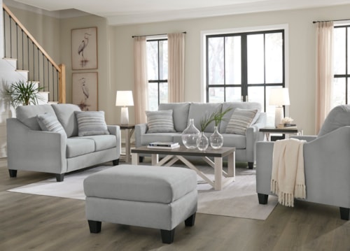 Contemporary 4-Piece Living Room Set
