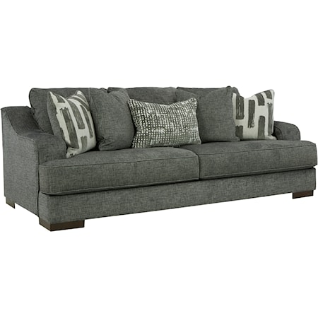 Contemporary Sofa with Reversible Cushions