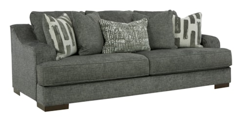 Contemporary Sofa with Reversible Cushions