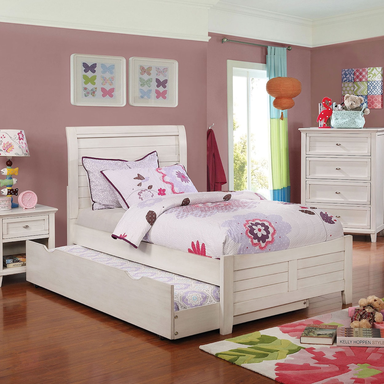 Furniture of America Brogan Twin Bed