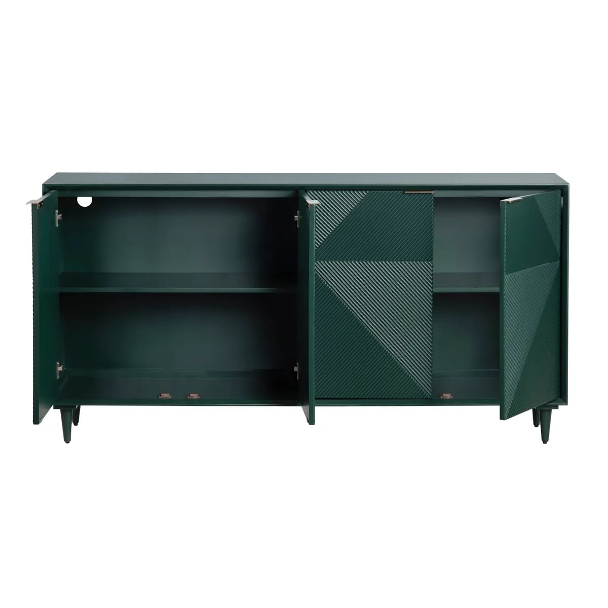 Crestview Collection Evergreen 4-Door Sideboard