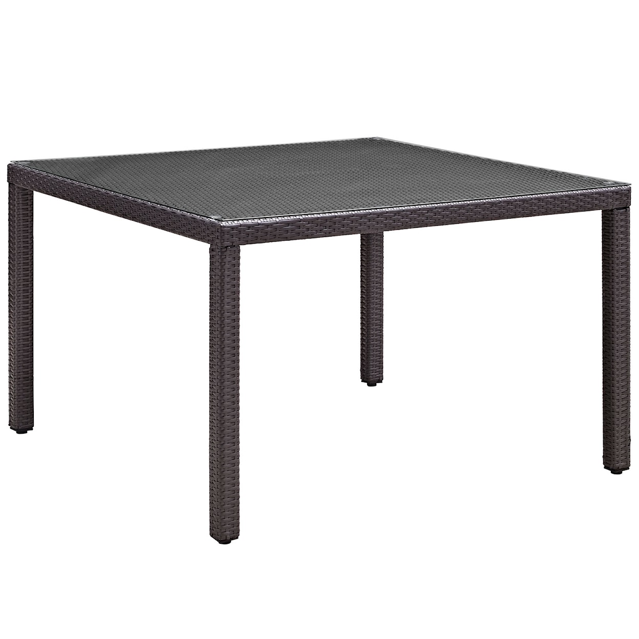 Modway Convene 47" Outdoor Glass Top Dining Table