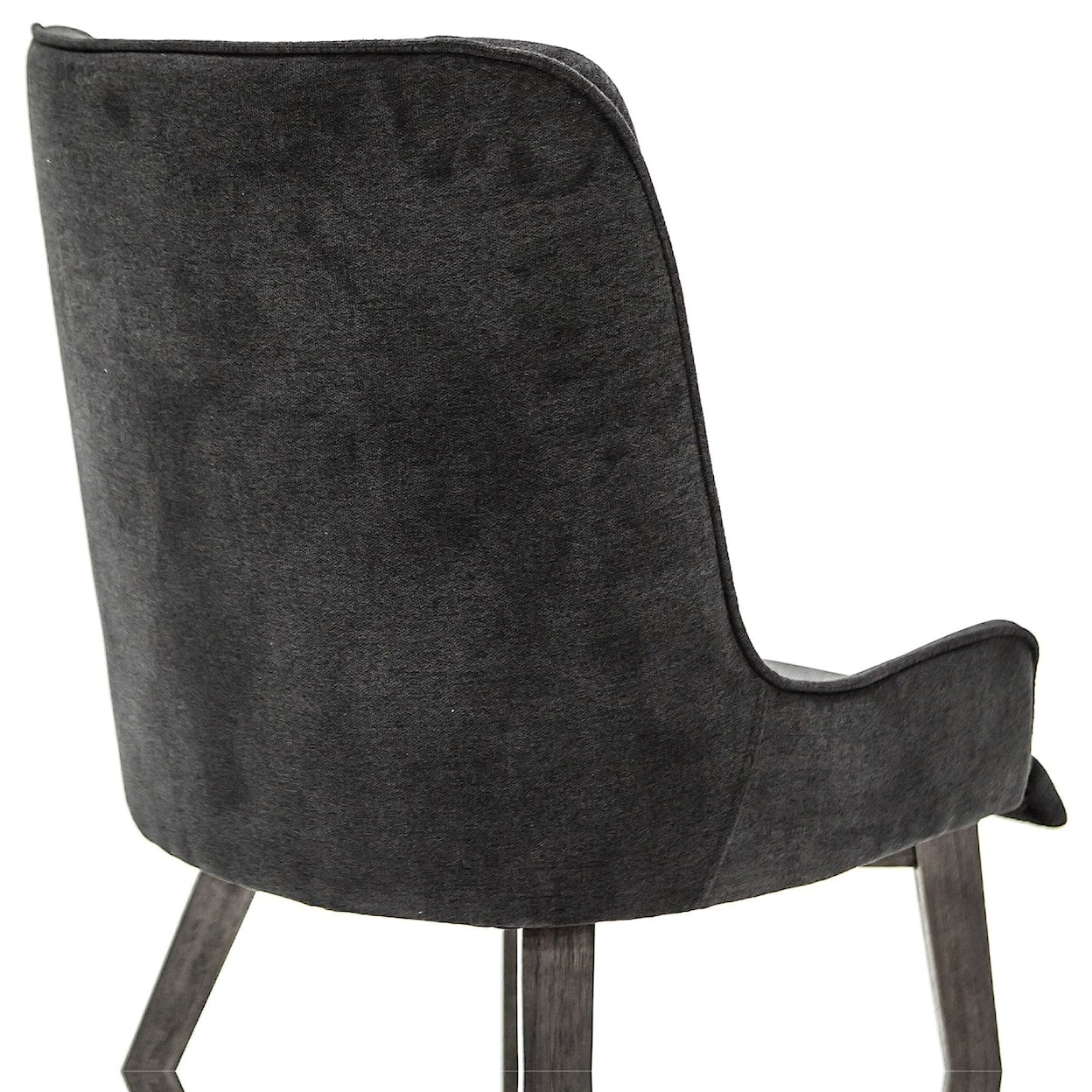 Armen Living Alana Midnight Upholstered Dining Chair