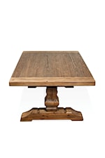 Riverside Furniture Hawthorne Coffee Table with Traditionally Turned Trestle Base