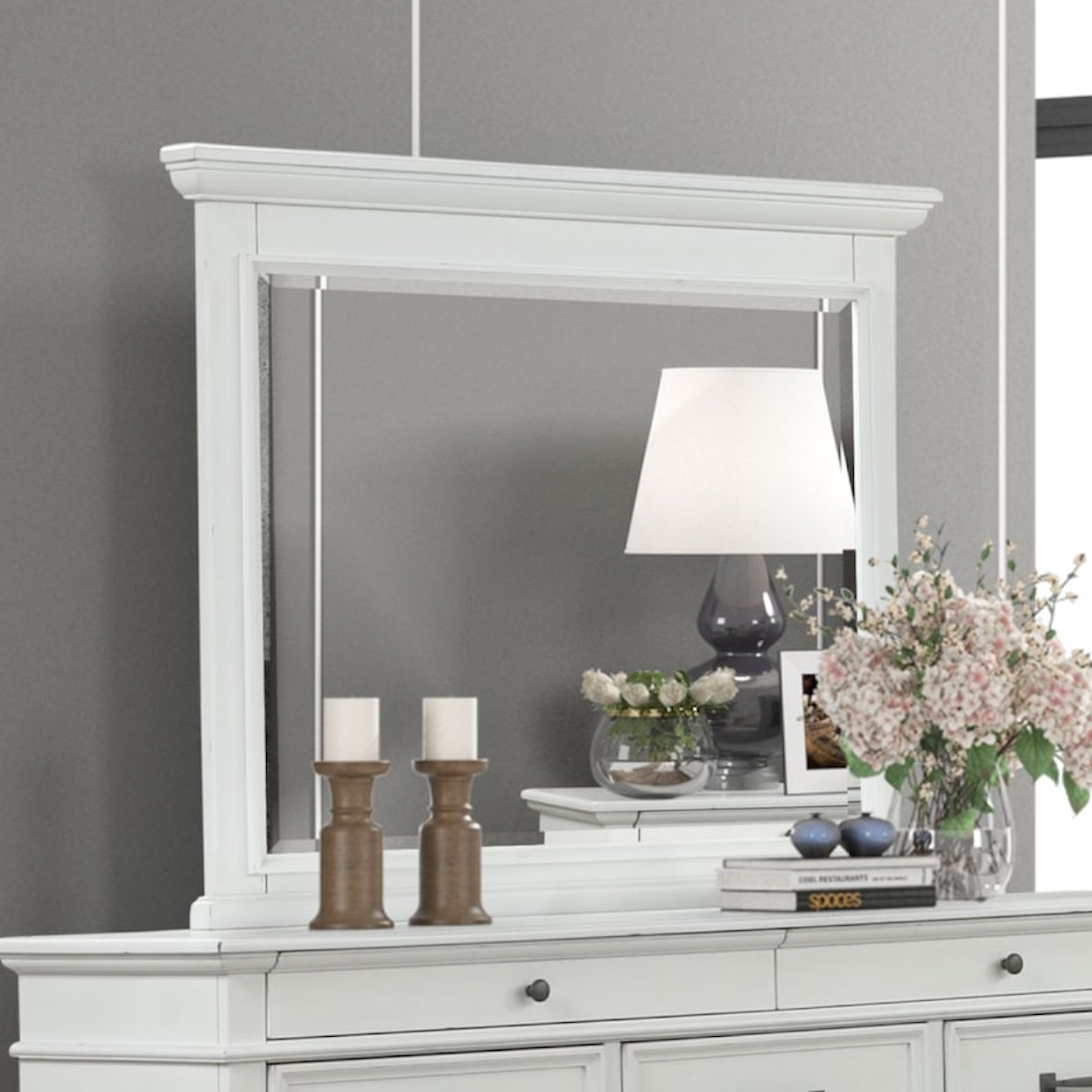 Alex's Furniture 8465A Mirror