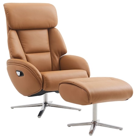 360 Swivel Recliner with Ottoman