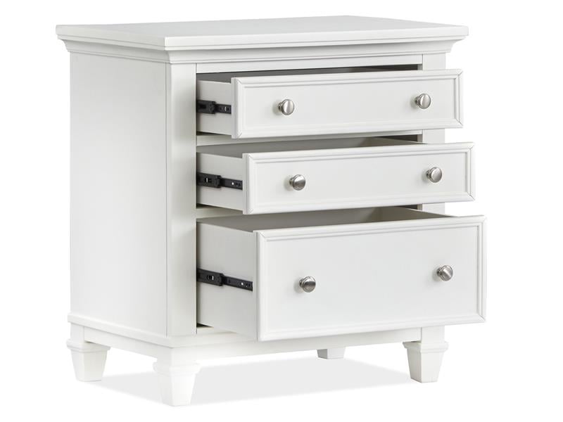 Magnussen Home Charleston 3-Drawer Nightstand