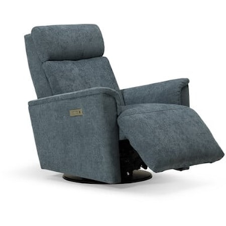 Chalet Casual Power Swivel Gliding Recliner with Power Headrest and Lumbar
