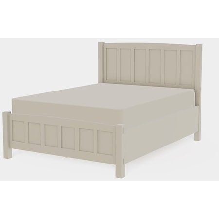 American Craftsman Queen Panel Bed with Left Drawerside Storage