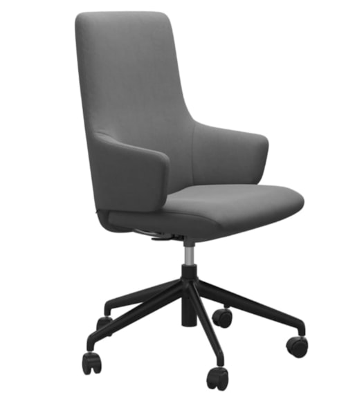 Contemporary Executive Office Chair with High Back & Arms