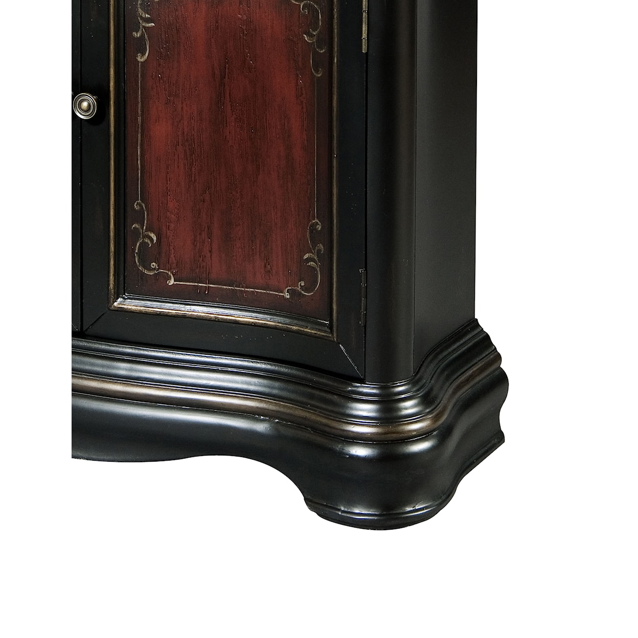 Accentrics Home Accents Two Toned Hand Pained Hall Chest