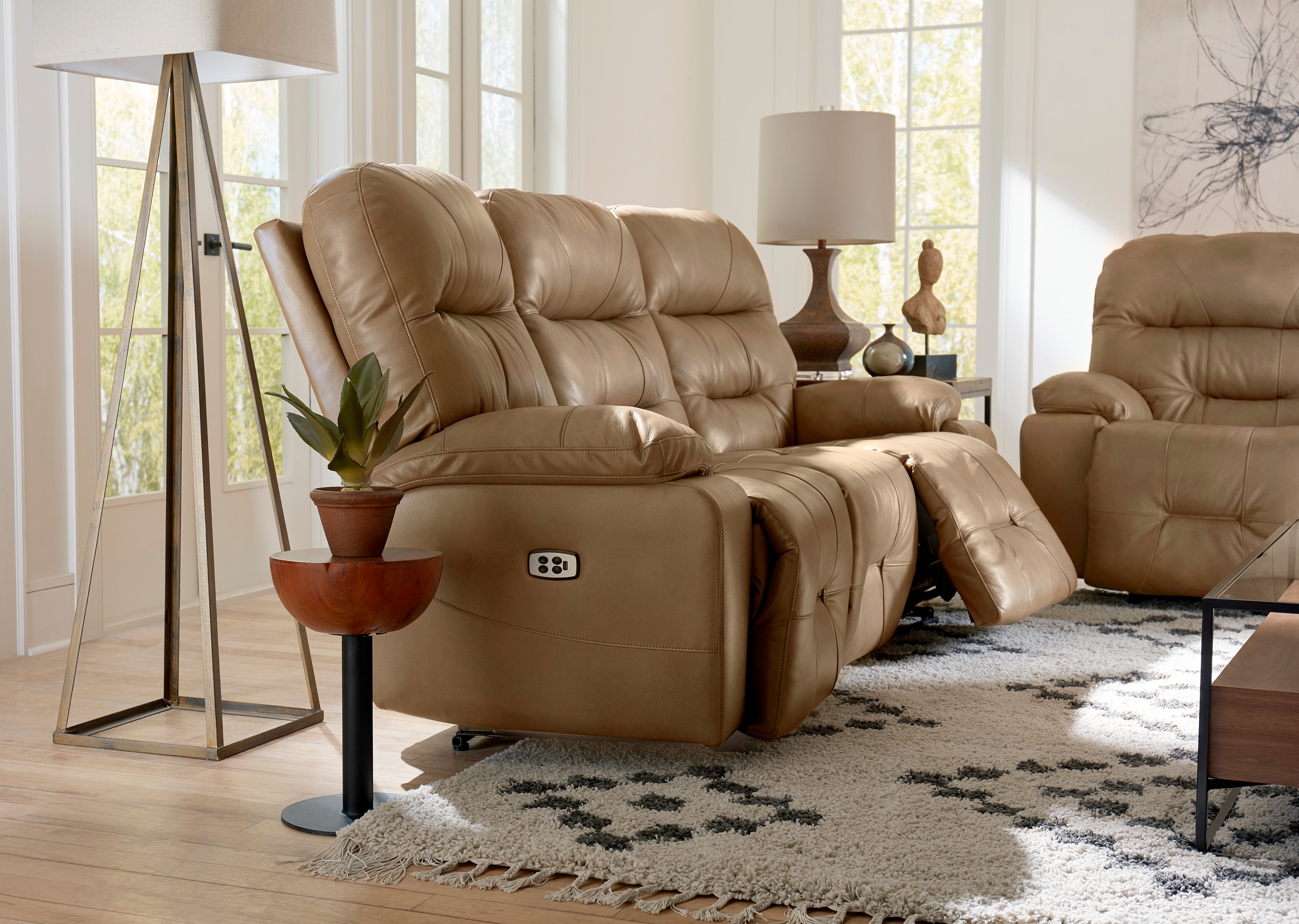 Best Home Furnishings Ryson U850CP4 73559L Casual Power Conversation