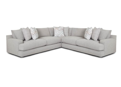 Transitional 3-Piece Sectional Sofa